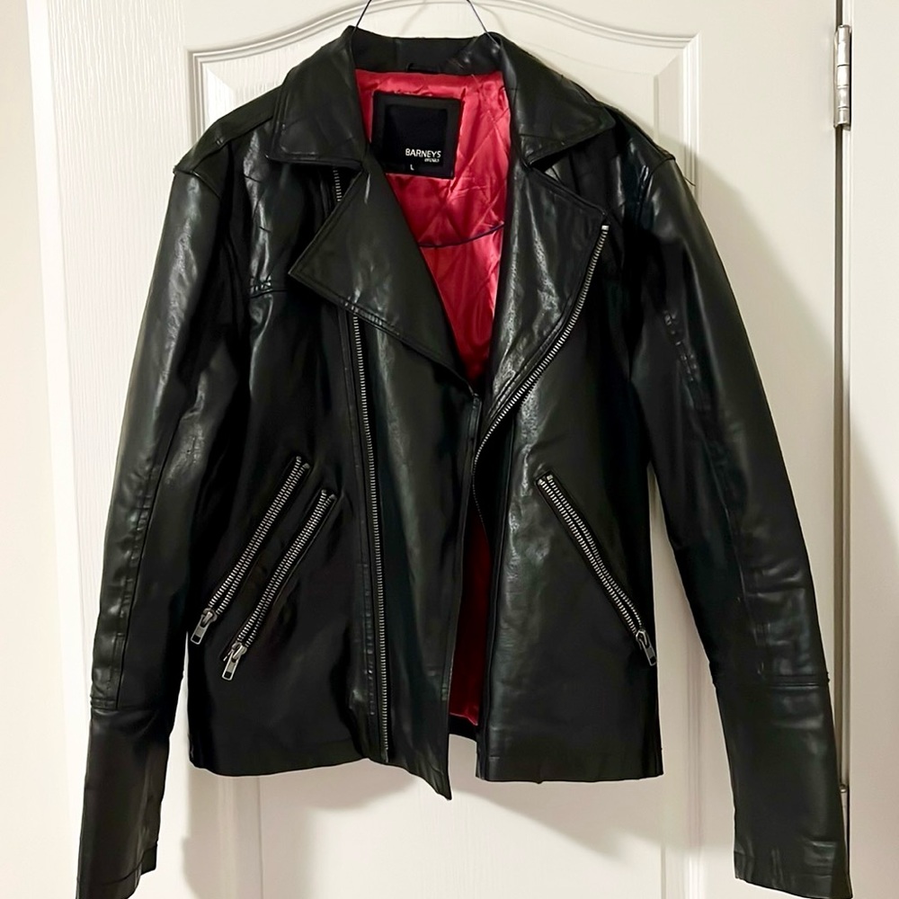 Barney’s original leather jacket L